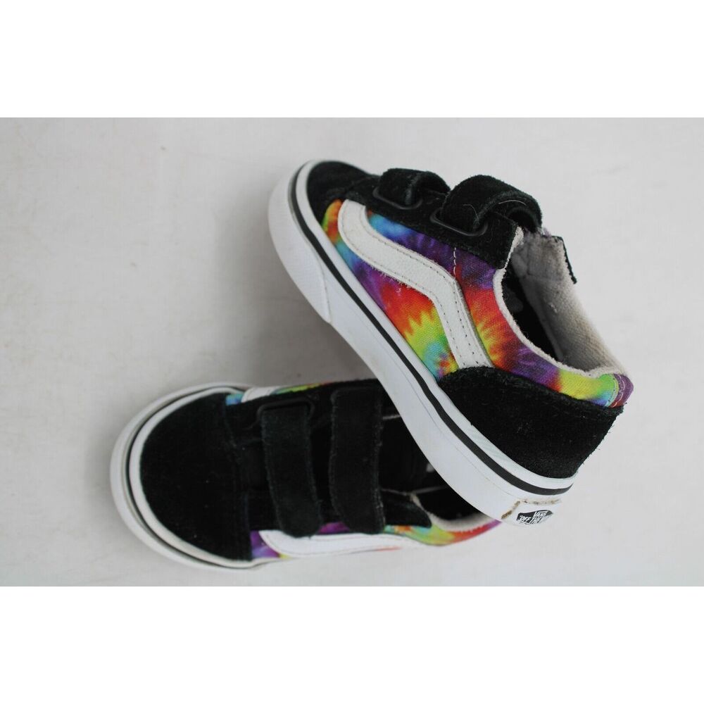 Vans Vibrant Multicolor Sneakers with Velcro Closure